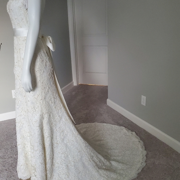 NWT DAVID'S BRIDAL Wedding Dress - Picture 7 of 8